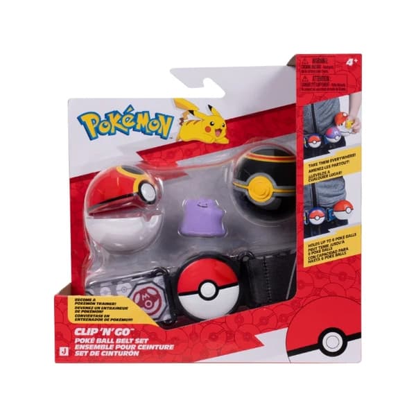 Pokemon Clip n Go Belt Set Ditto