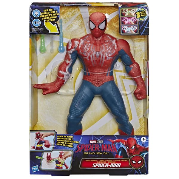 Spiderman Power Charge figur 35cm