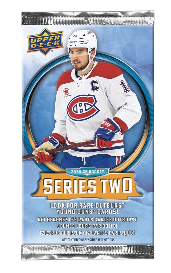 Upper Deck 2025-26 Hockey Series Two Blaster Box