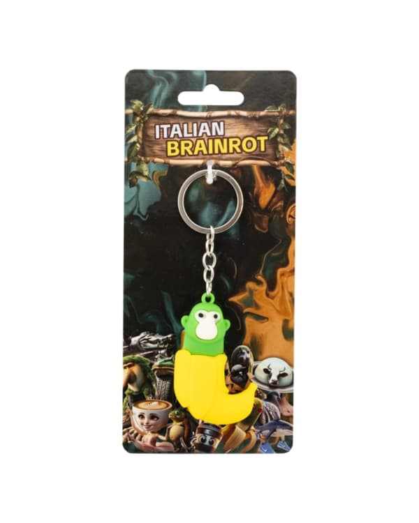 Italian Brainrot Nøglering Chimpanzini Bananini