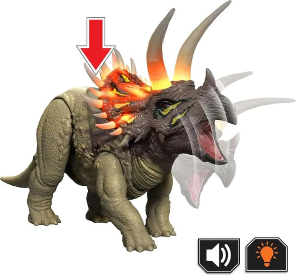 Jurassic World Survival Wild Roar Triceratops