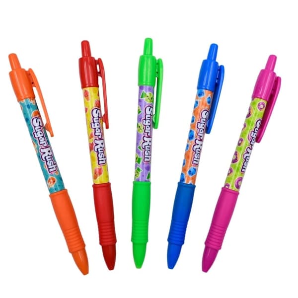 Scentos Sugar Rush Gelpennor med doft 5-pack