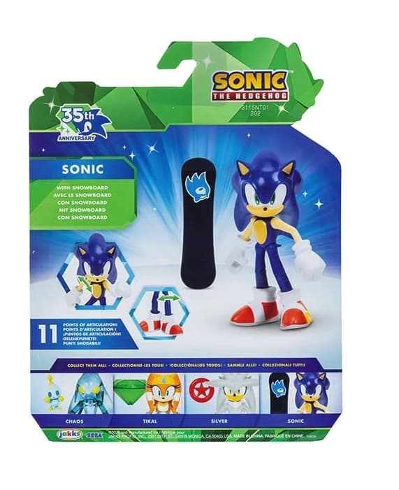Sonic Figur 10cm med tillbehör Sonic W24