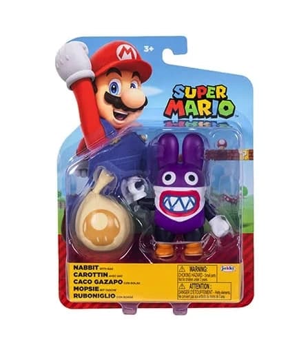 Super Mario Hahmo 10cm W42 Nabbit with Bag