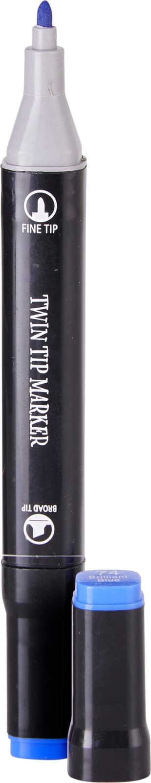 Twin Tip Markers 80-pakning i æske