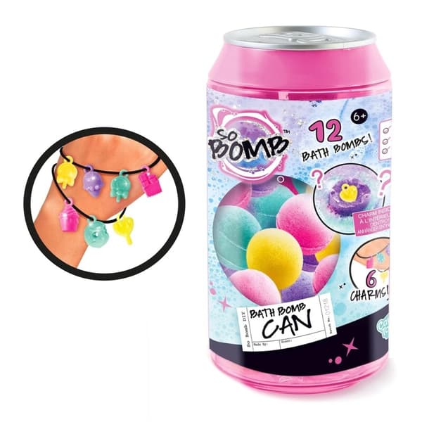 So Bomb Bath Bomb Can Rosa