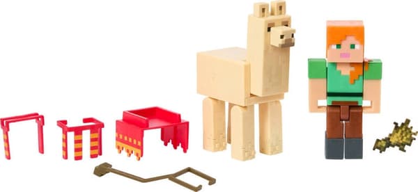 Minecraft Figur 2-pack Alex and Llama