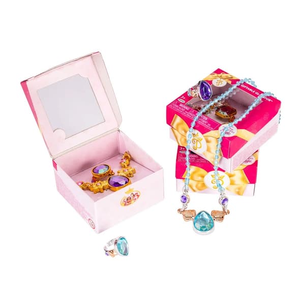 Disney Prinsesse Style Smykker Røde Øreringe & Ring