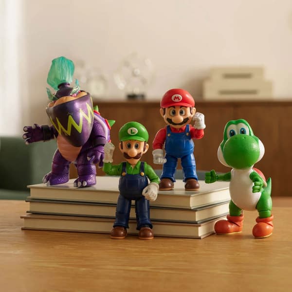 Mario Galaxy Movie Figurer 4-pack