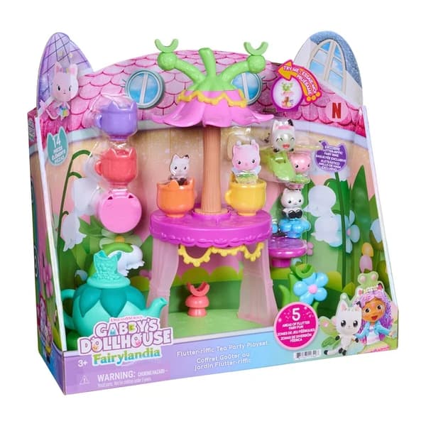 Gabby's Dollhouse Flutter-riffic Tea Party Legesæt
