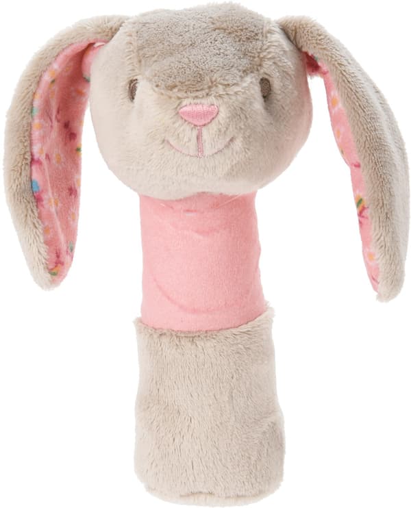 Baby Rangle Blød Pink Kanin