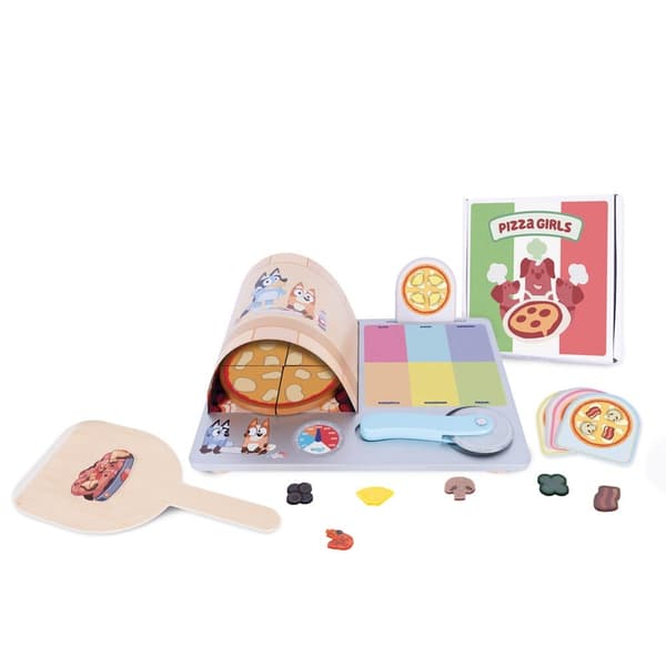 Bluey Pizza Puinen setti
