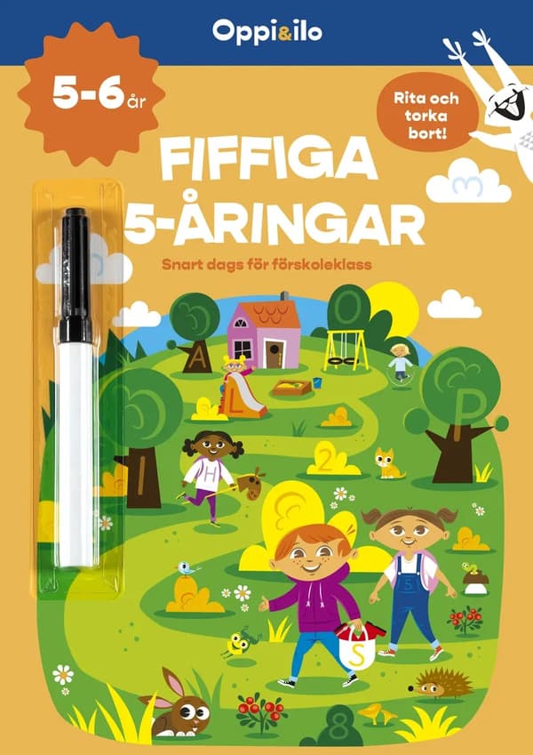 Fiffiga 5-åringar Pysselbok 5-6 år