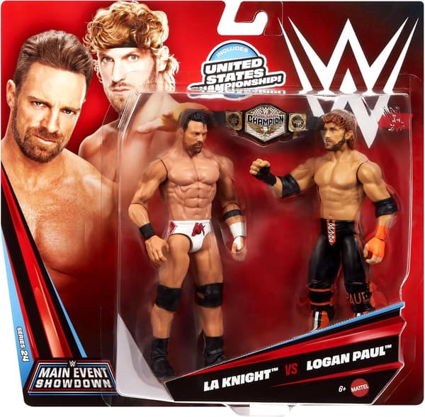 WWE Main Event Showdown 2-pack La Knight vs Logan Paul