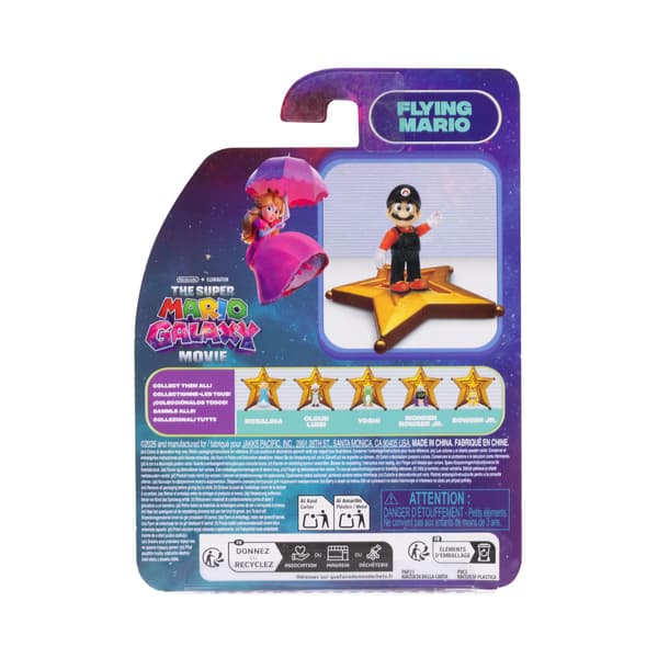 Mario Galaxy Movie Figur 4cm W2 Flying Mario