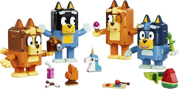 LEGO® Bluey Palikkahahmo Bluey ja perhe 11217