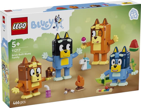 LEGO® Bluey Palikkahahmo Bluey ja perhe 11217