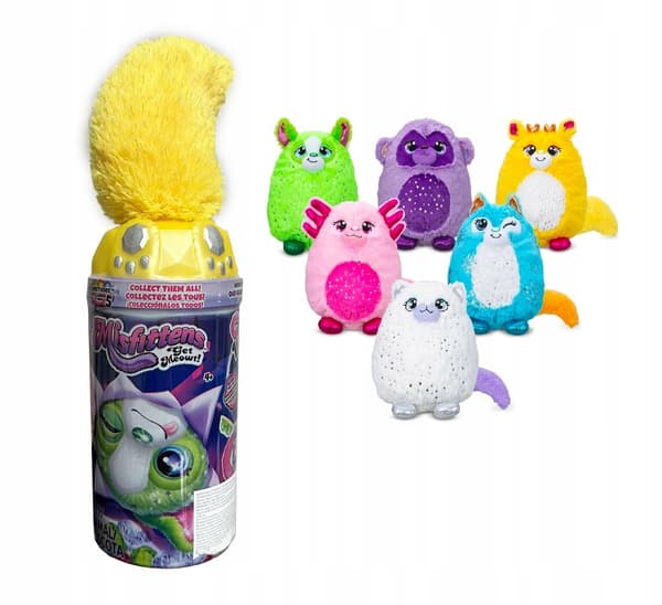 Misfittens Cats Plush Gemstones Keltainen häntä