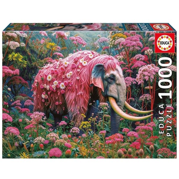 Educa Floral Elephant Palapeli 1000 palaa