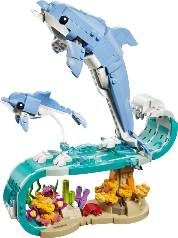 LEGO® Creator Merieläimet: kauniit delfiinit 31385