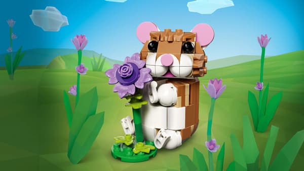 LEGO® Creator Söpö hamsteri ja kukka 31376