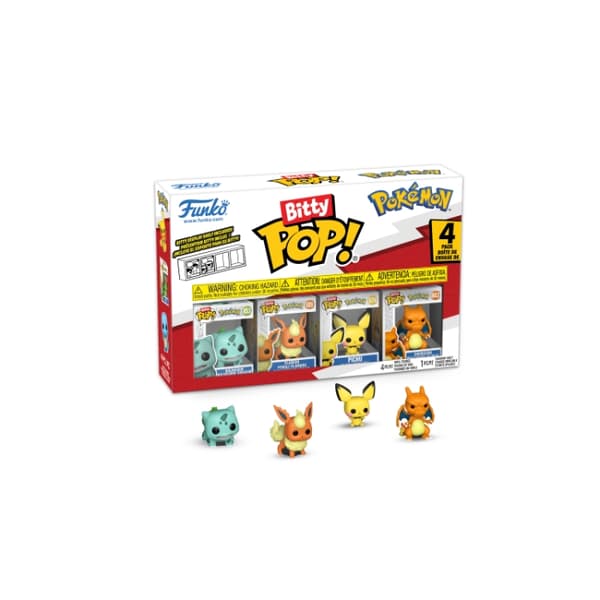 Funko Bitty POP! Pokemon 4 kpl Bulbasaur