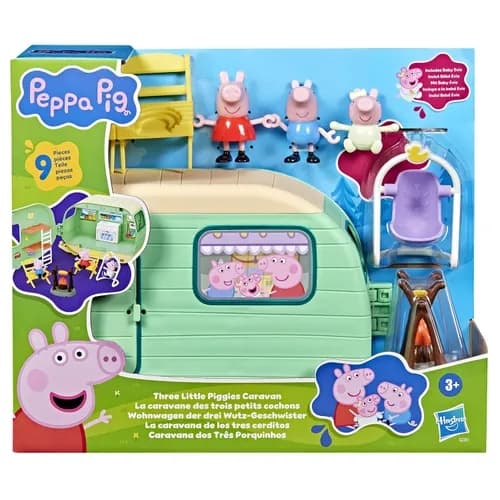 Greta Gris Husvagn Three Little Piggies
