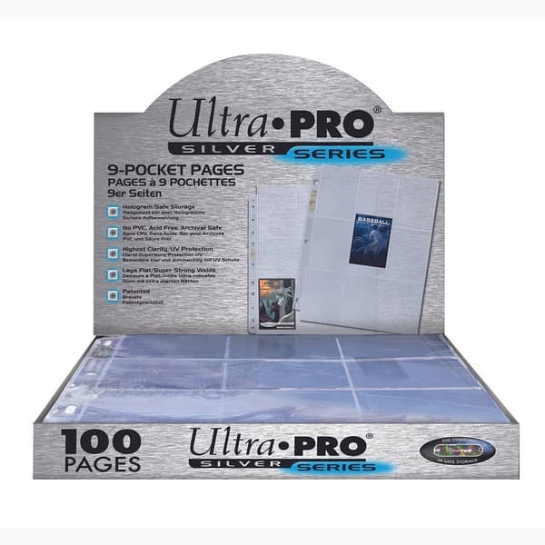 Plastlomme 9-P Ultra Pro 100-pak Silver Series