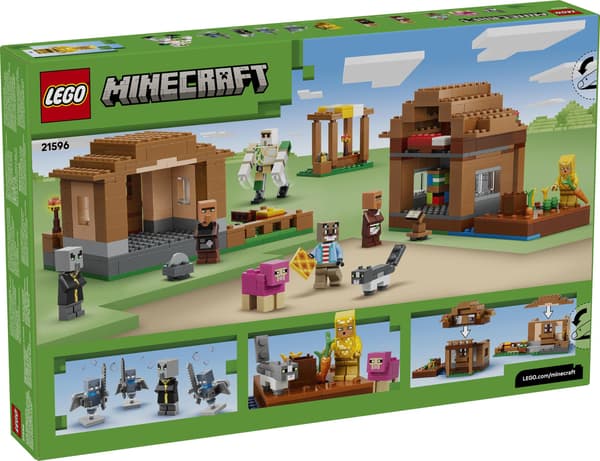 LEGO® Minecraft Byangreb med vækker 21596