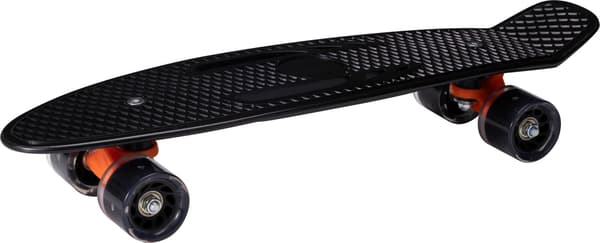 Skateboard med ljus Svart