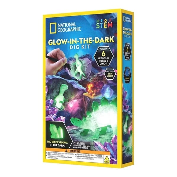 National Geographic Glow-In-The-Dark Dig Kit