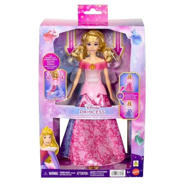 Disney Princess Aurora Docka med snurrklänning