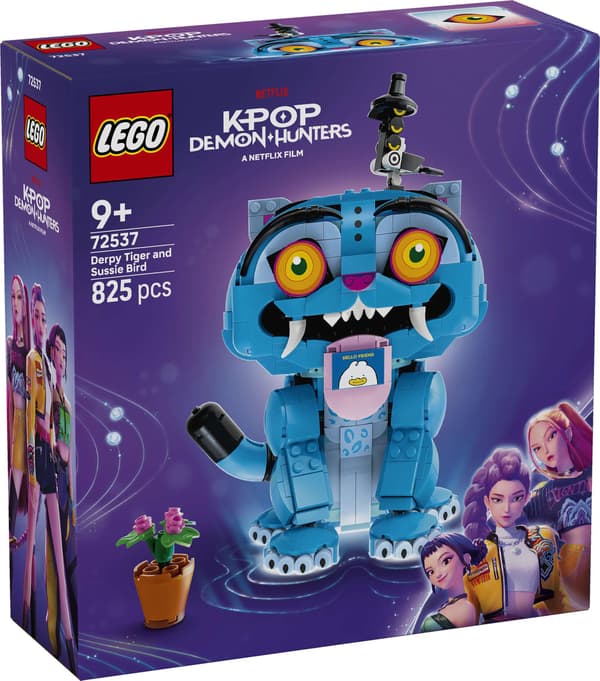 LEGO® KPop Demon Hunters™ Tiger Derpy og fuglen Sussie 72537