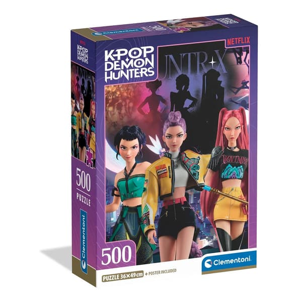 Clementoni K-pop Demon Hunters Pussel 500 bitar