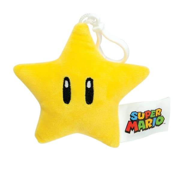 Super Mario Mjukdjur med clip Superstar