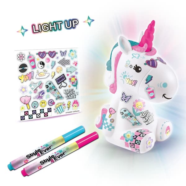 Style 4 Ever Kawaii Light-Up Unicorn DIY