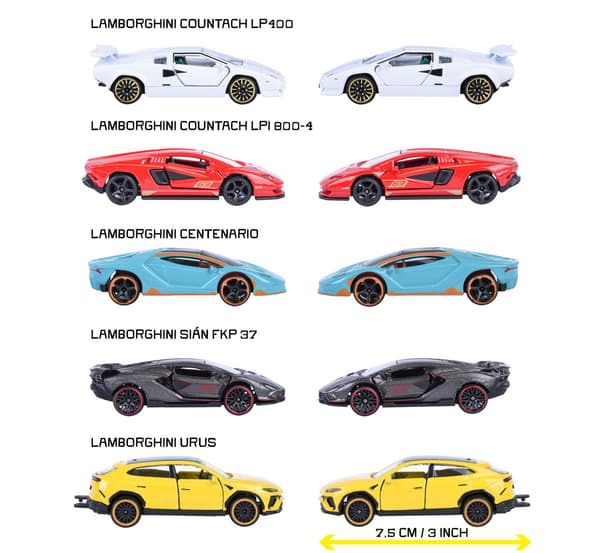 Majorette Lamborghini 5-pack Giftpack