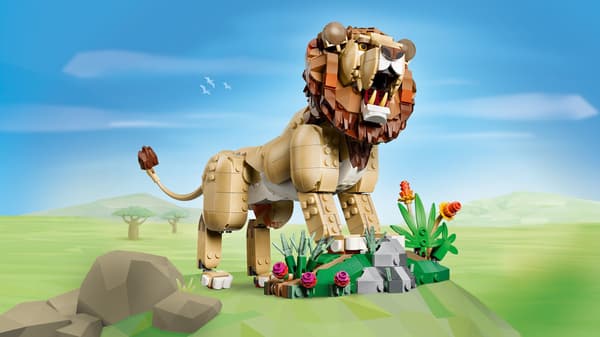 LEGO® Creator 3i1 Vilde dyr: Majestætisk løve 31386
