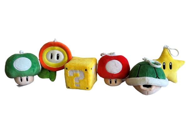 Super Mario Mjukdjur med clip Question Block