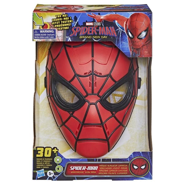 Spiderman Mask med ljud och ljus