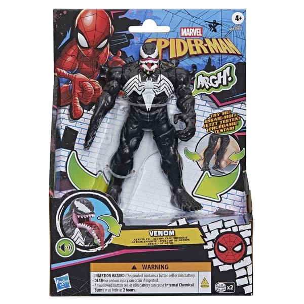 Marvel Spiderman Venom Action FX Hahmo