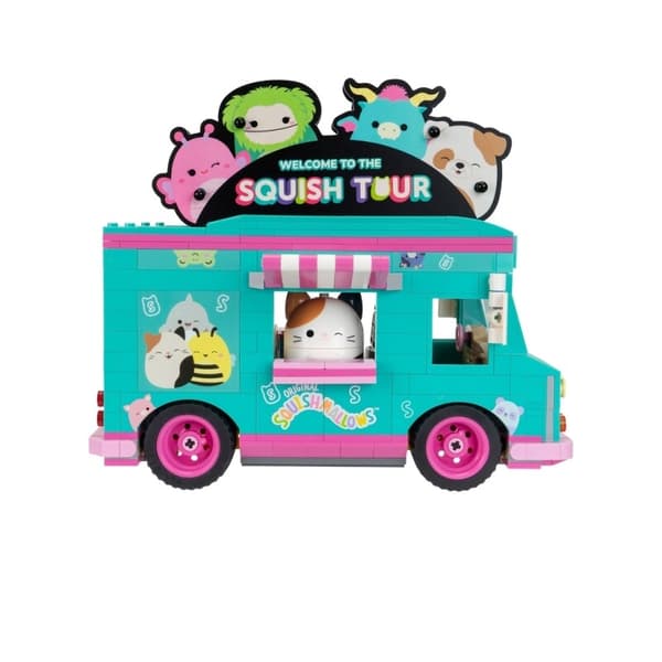 BLDR Squishmallows Byggset Squish Tour Van