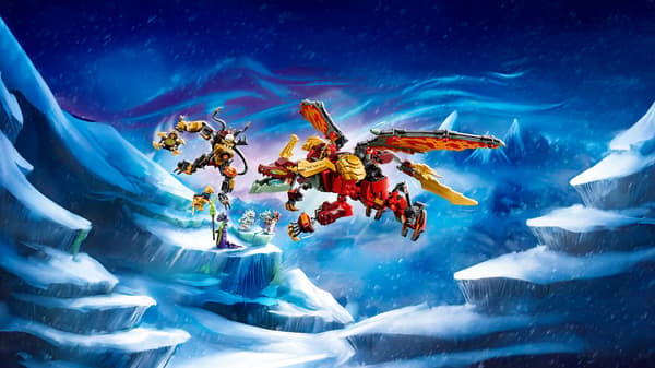 LEGO® Ninjago Wyldfyres transformerende robotdrage 71868