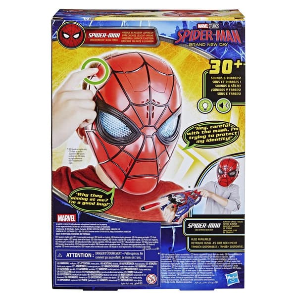 Spiderman Mask äänellä ja valolla