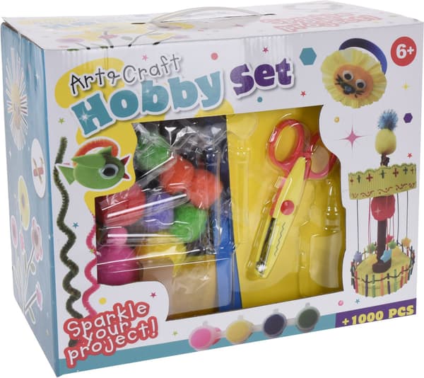 Hobby Set Pyssellåda 1000 delar