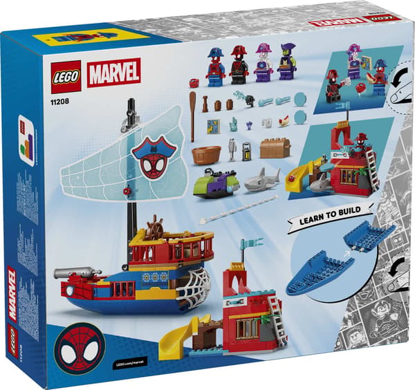 LEGO® Marvel Team Spideyn merirosvolaiva 11208