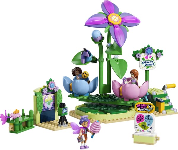 LEGO® Friends Blomster- og fe-tema roterende tekopskarrusel 42702