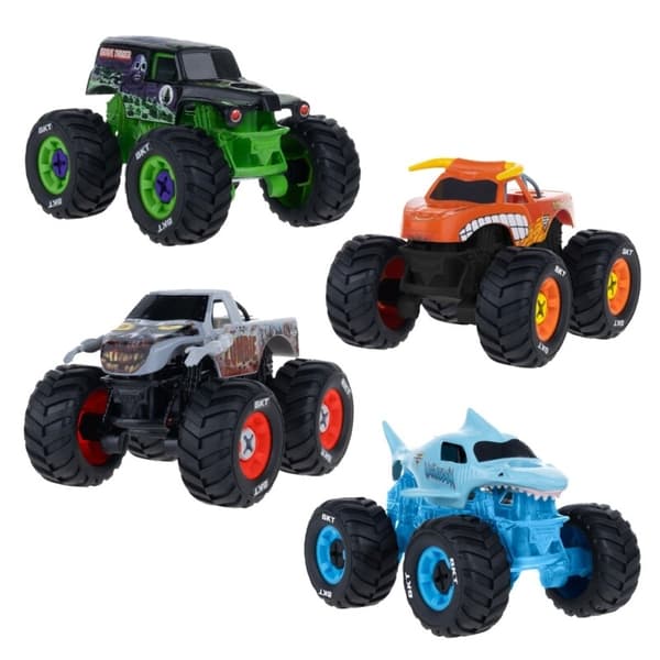 Monster Jam Mechanix 4 kpl 1:43