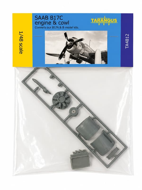 Tarangus SAAB B17C engine & cowl set 1/48