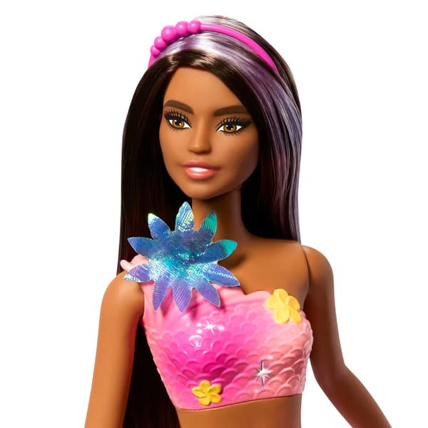 Barbie Flower Magic Havfruedukke Mørk